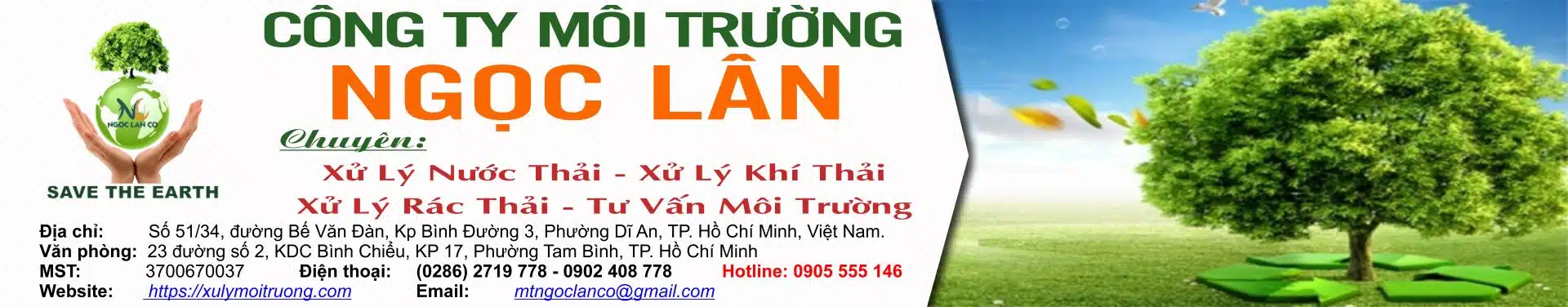 Công Ty Môi Trường Ngọc Lân