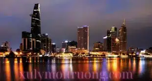 Xử lý nước thải tòa nhà căn hộ chung cư 3 Một góc nhình Sài Gòn đêm